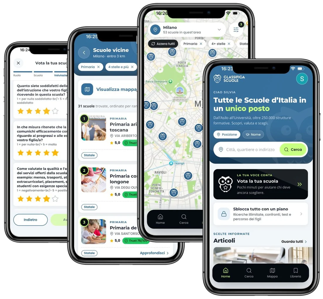 L'app di Classifica Scuole